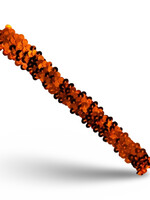Party Planet Hoofdband pailletten oranje