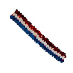 Party Planet Hoofdband pailletten Rood/Wit/Blauw