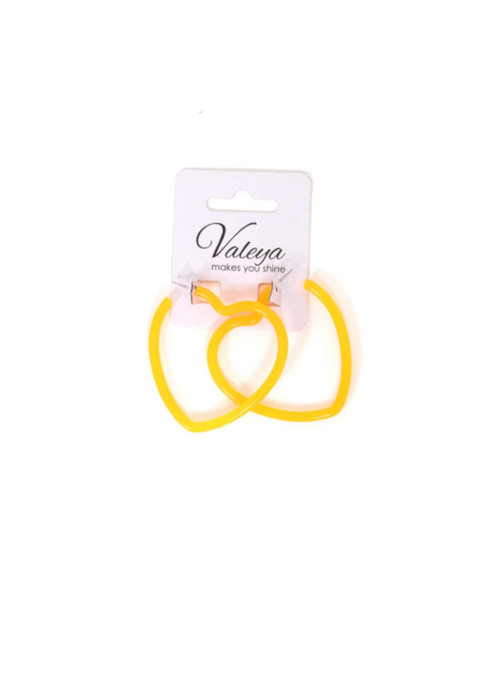 Party  Planet Oorbel hart oranje