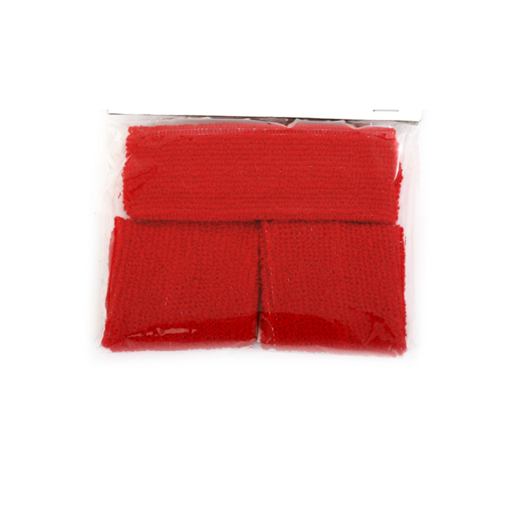 Party Planet Zweetbandjes set rood