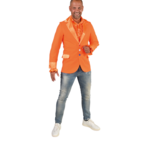 Party Planet Jas Oranje