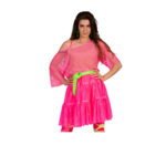 Party Planet Shirt net fluo roze