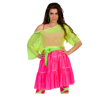Party Planet Shirt net fluo groen
