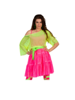 Party Planet Shirt net fluo groen