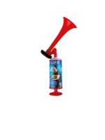 Party Planet Voetbaltoeter met lucht