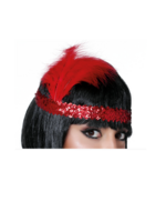 Party Planet Charleston tiara rood