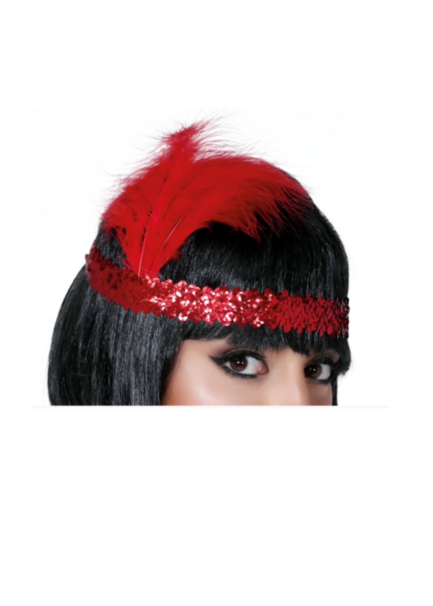 Party Planet Charleston tiara rood