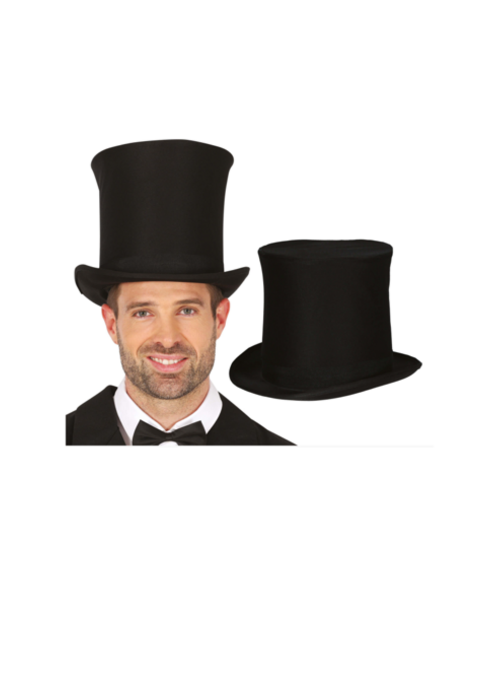 Party Planet Hoge hoed van hoge kwaliteit, 21 cm, voor volwassenen