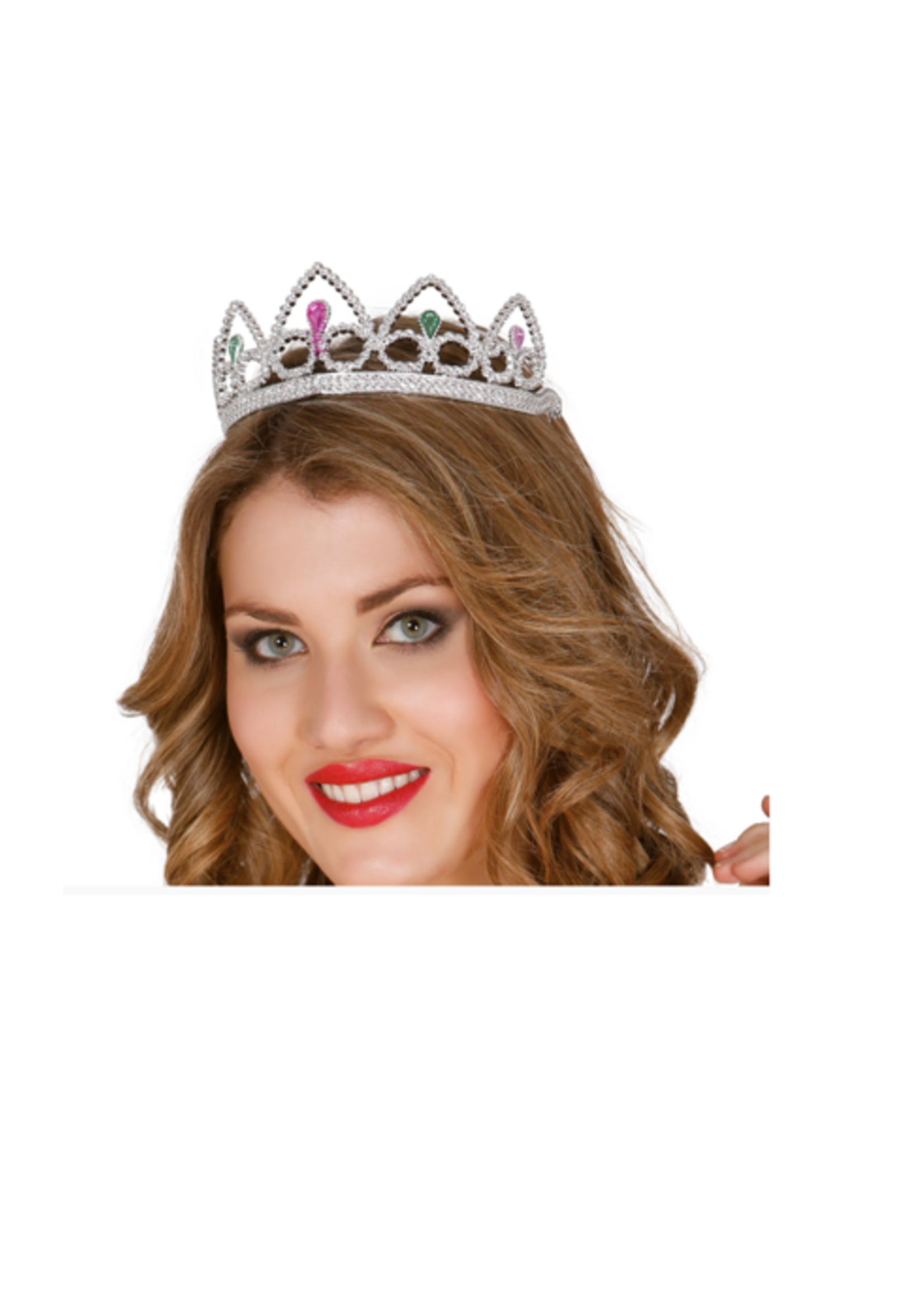 Party Planet Tiara zilver