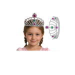 Party Planet Silver tiara