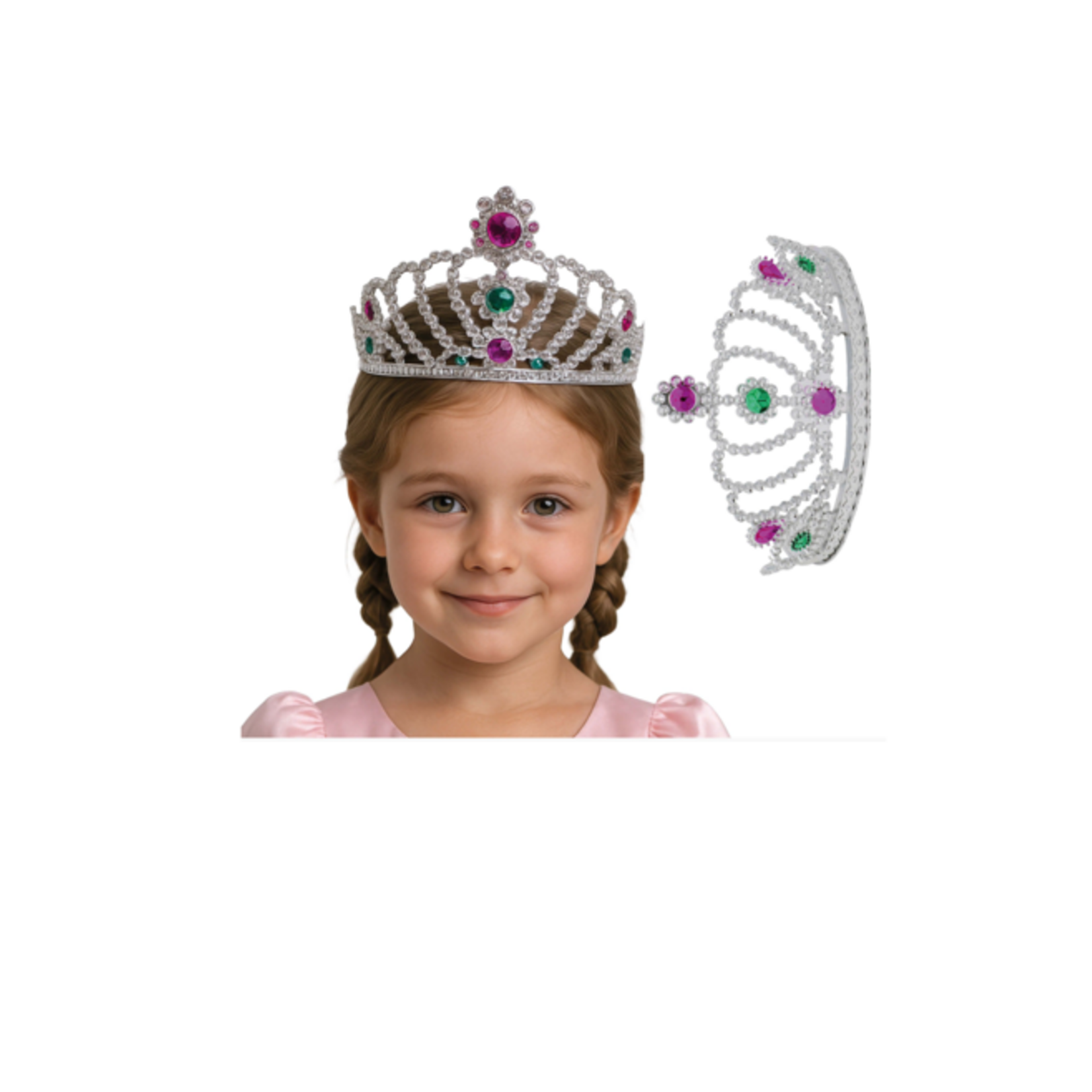 Party Planet Silver tiara