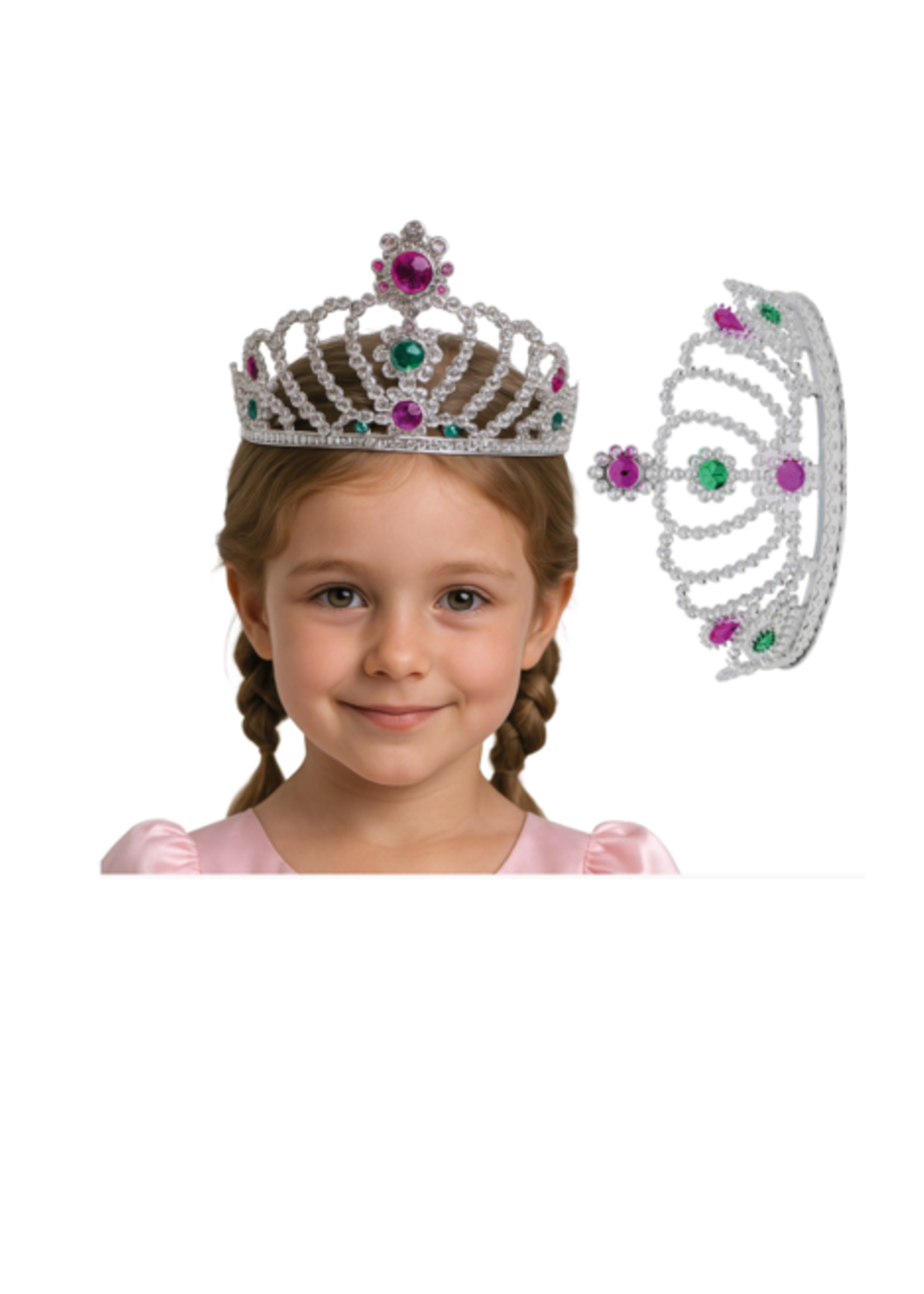 Party Planet Silver tiara