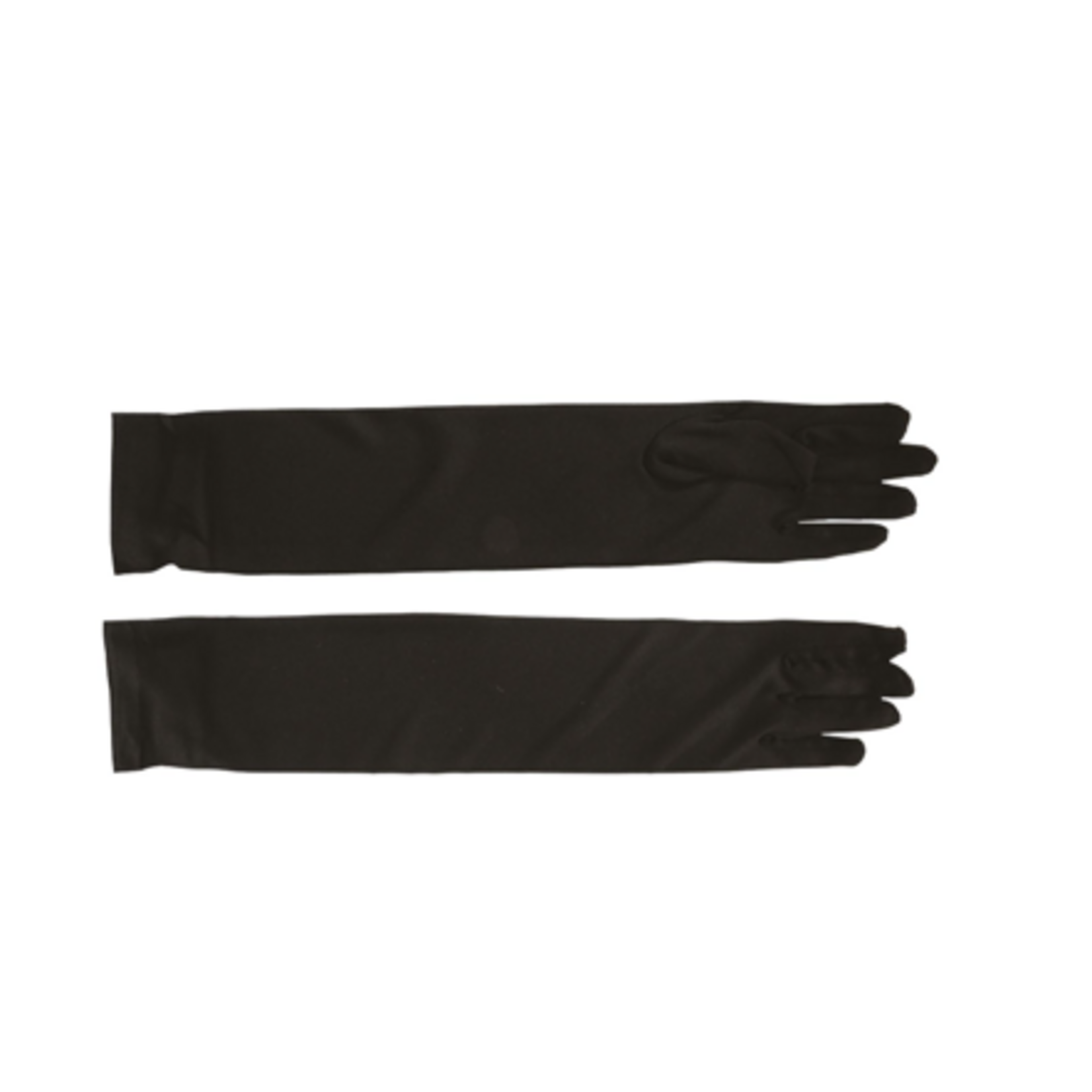 Party Planet Handschoenen, 42 cm zwart
