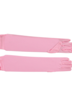 Party Planet Handschoenen, 42 cm roze