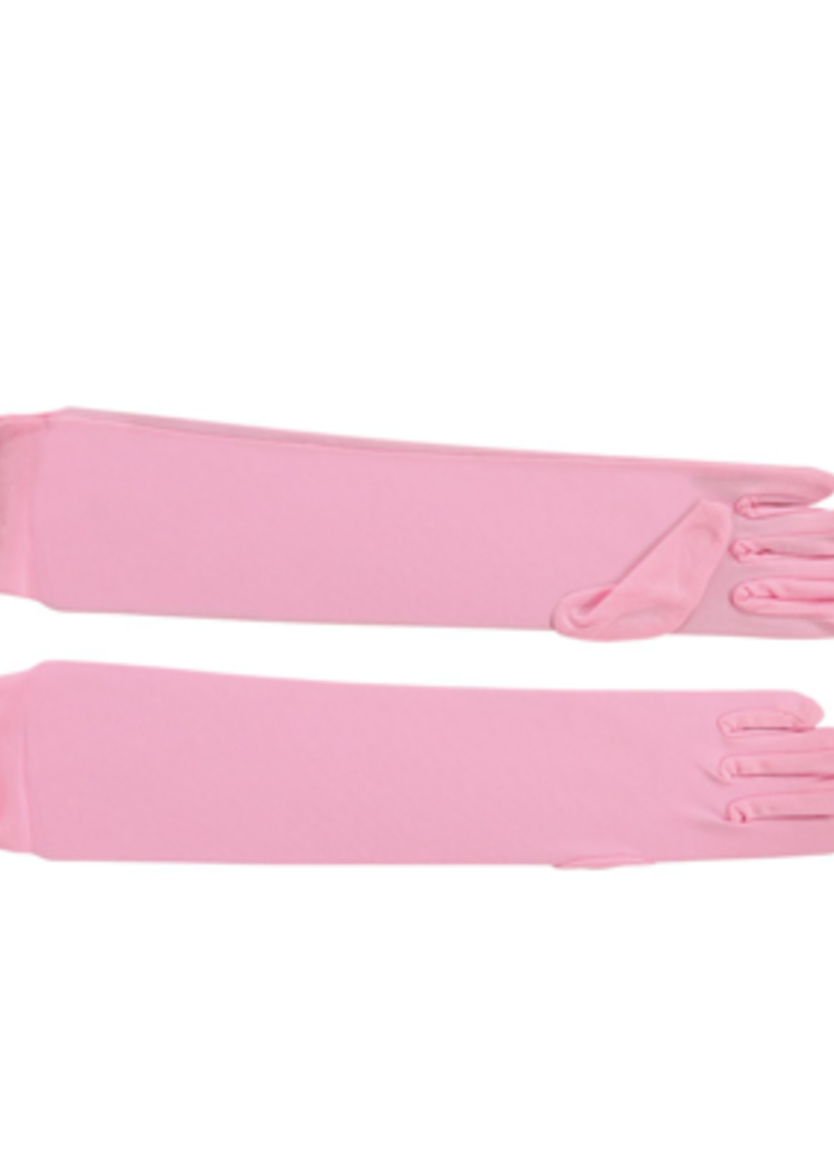 Party Planet Handschoenen, 42 cm roze