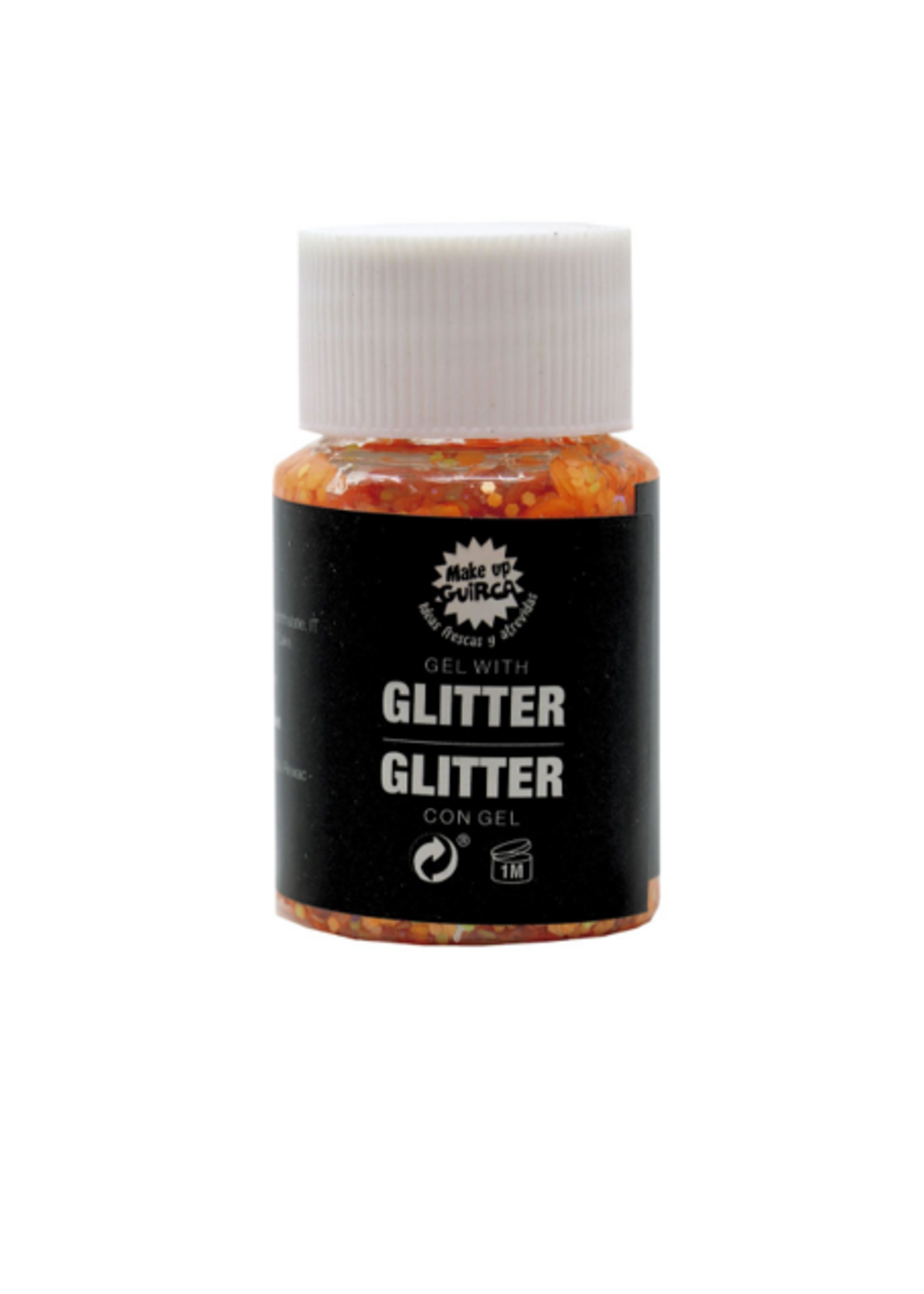 Party Planet Pot glitter-gel- oranje