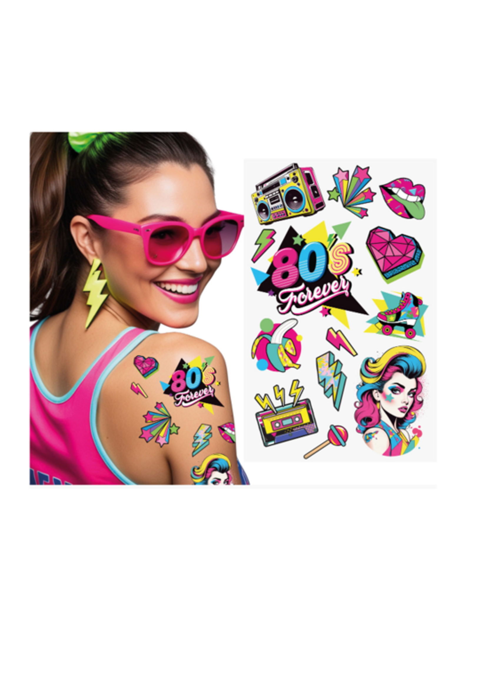 Party Planet Tattoo  80s