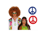 Party Planet 7 cm hippie hangers in diverse kleuren