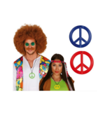 Party Planet 7 cm hippie hangers in diverse kleuren
