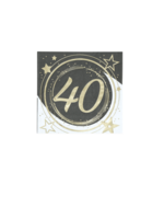 Party Planet 40 jaar, servetten