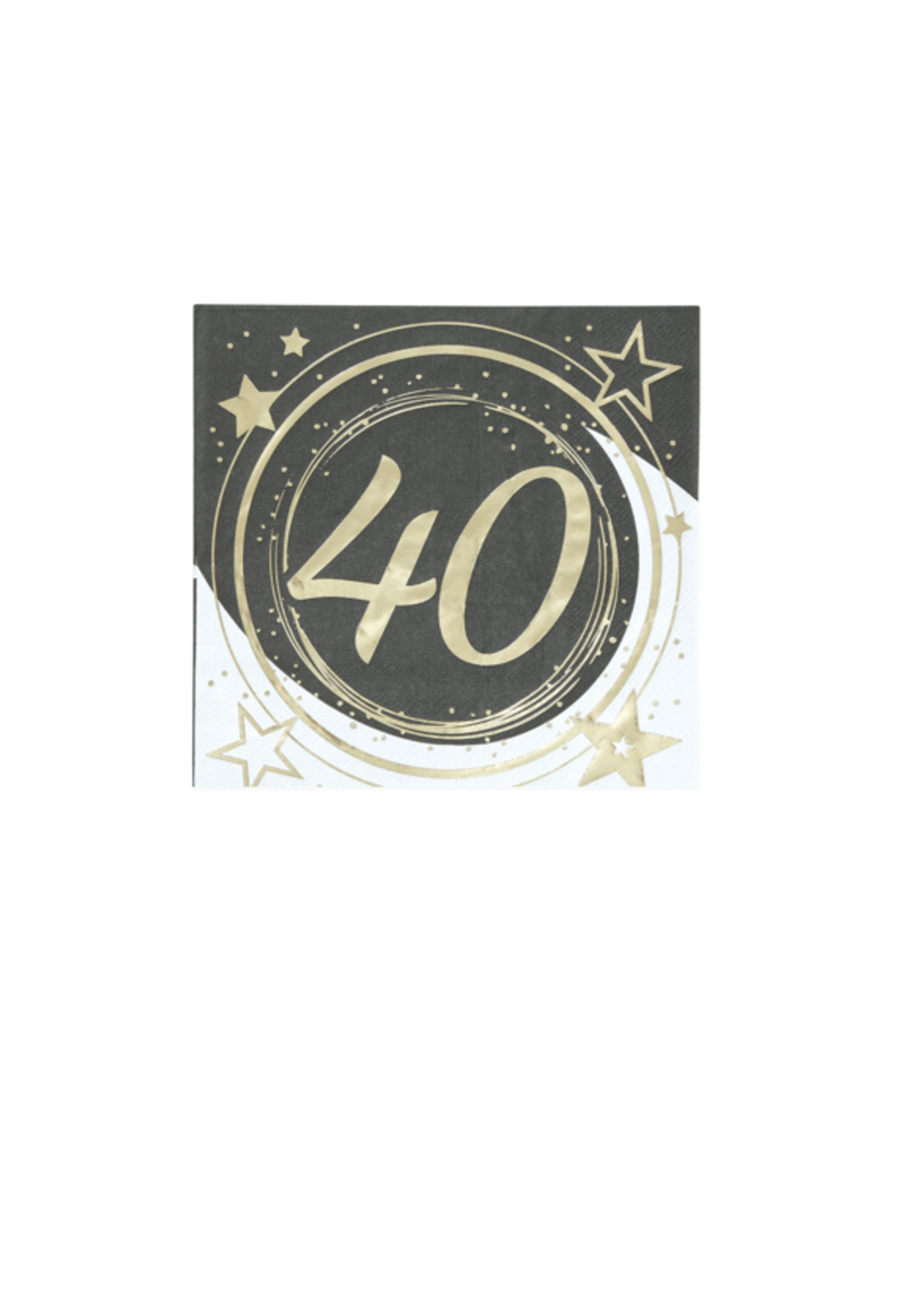 Party Planet 40 jaar, servetten