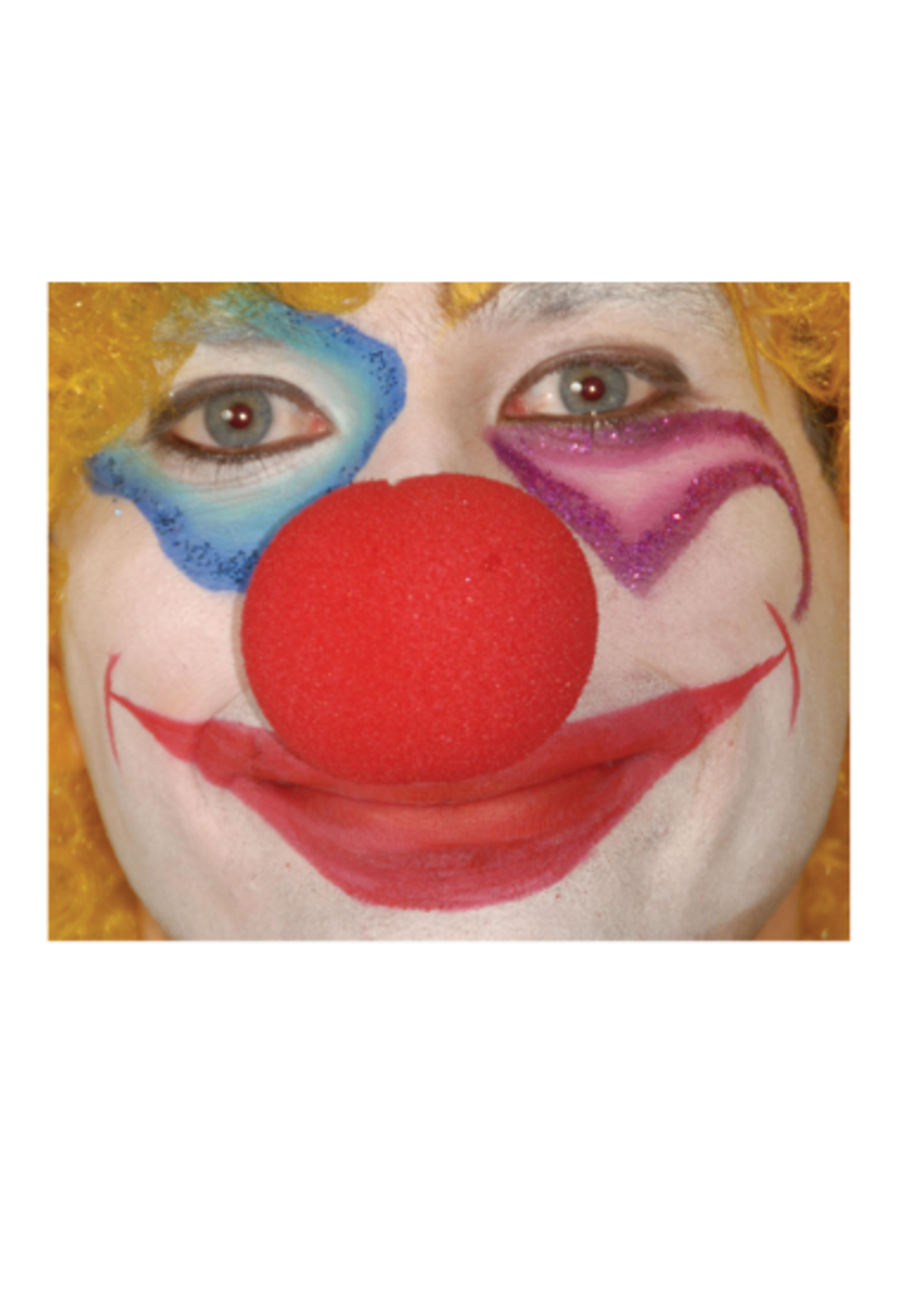 Party Planet Rode clownneus van schuimrubber, 5 cm