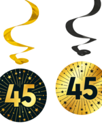Party Planet 4 Swirls - '45' Golden Celebrations