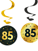 Party Planet 4 Swirls - '85' Golden Celebrations