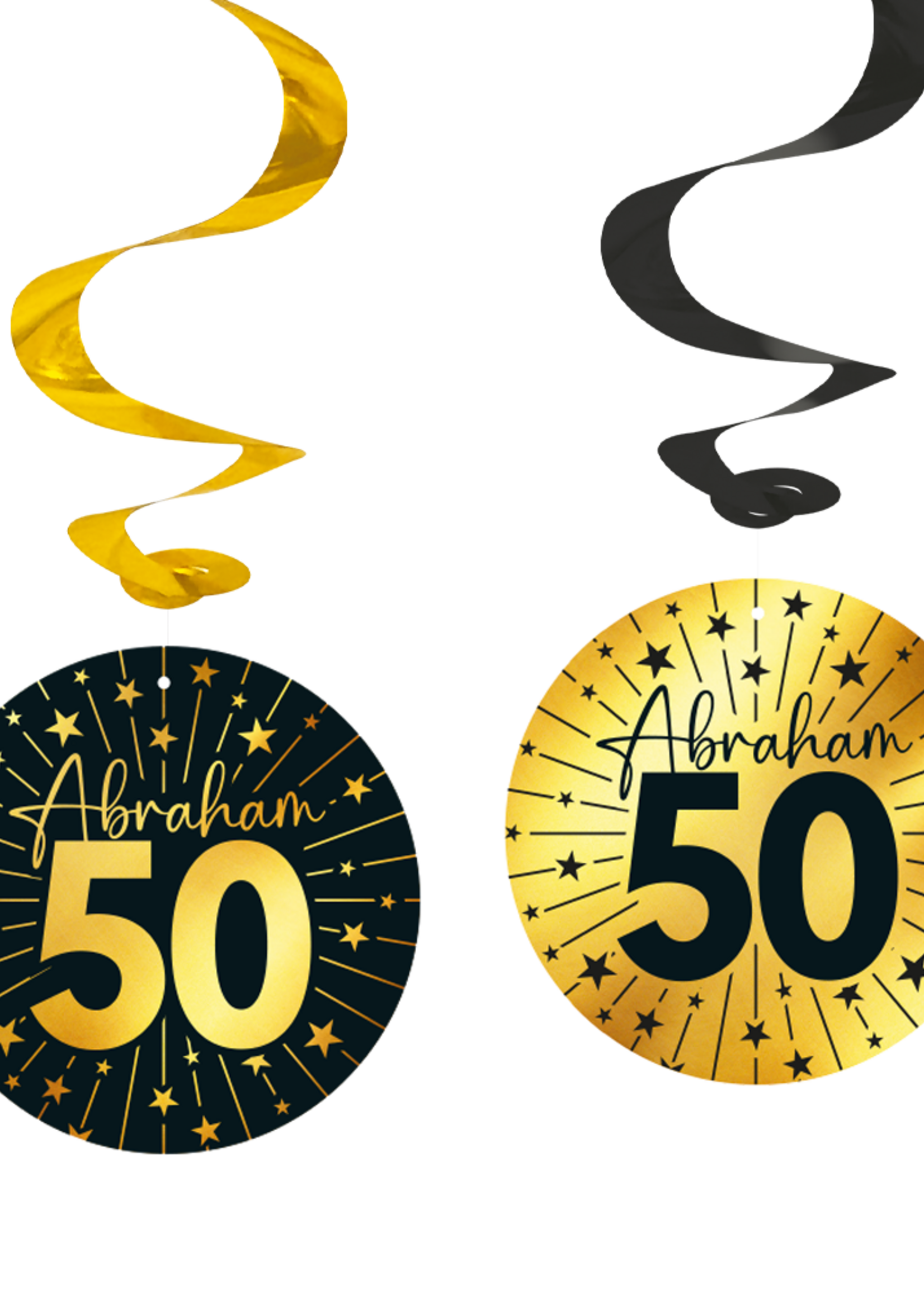 Party Planet 4 Swirls - Abraham Golden Celebrations