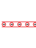 Party Planet Banner traffic 40 jaar