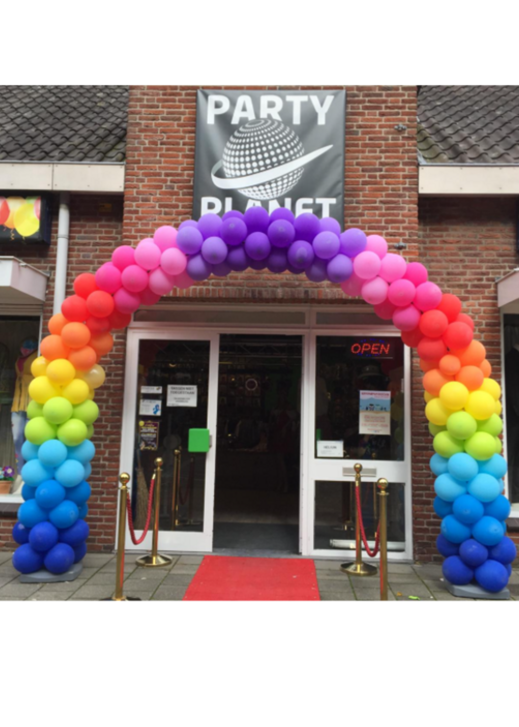Party Planet ballonnenboog 2 deurs