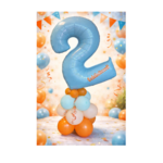 Party Planet Cijferballon met Ballonclusters