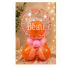 Party Planet Bubbel ballon met cluster