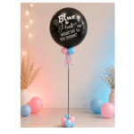 Party Planet Gender reveal helium ballon met kleine cluster