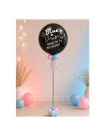 Party Planet Gender reveal helium ballon met kleine cluster