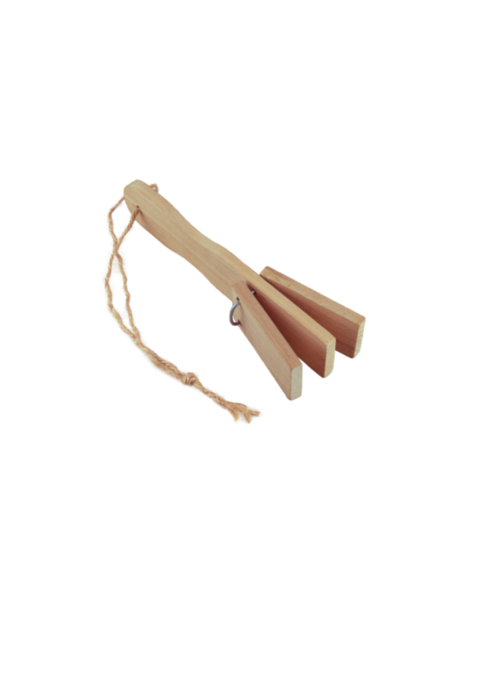 Party Planet Klapper hout 20 cm