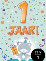Party Planet Verjaardagskaart nr. 1