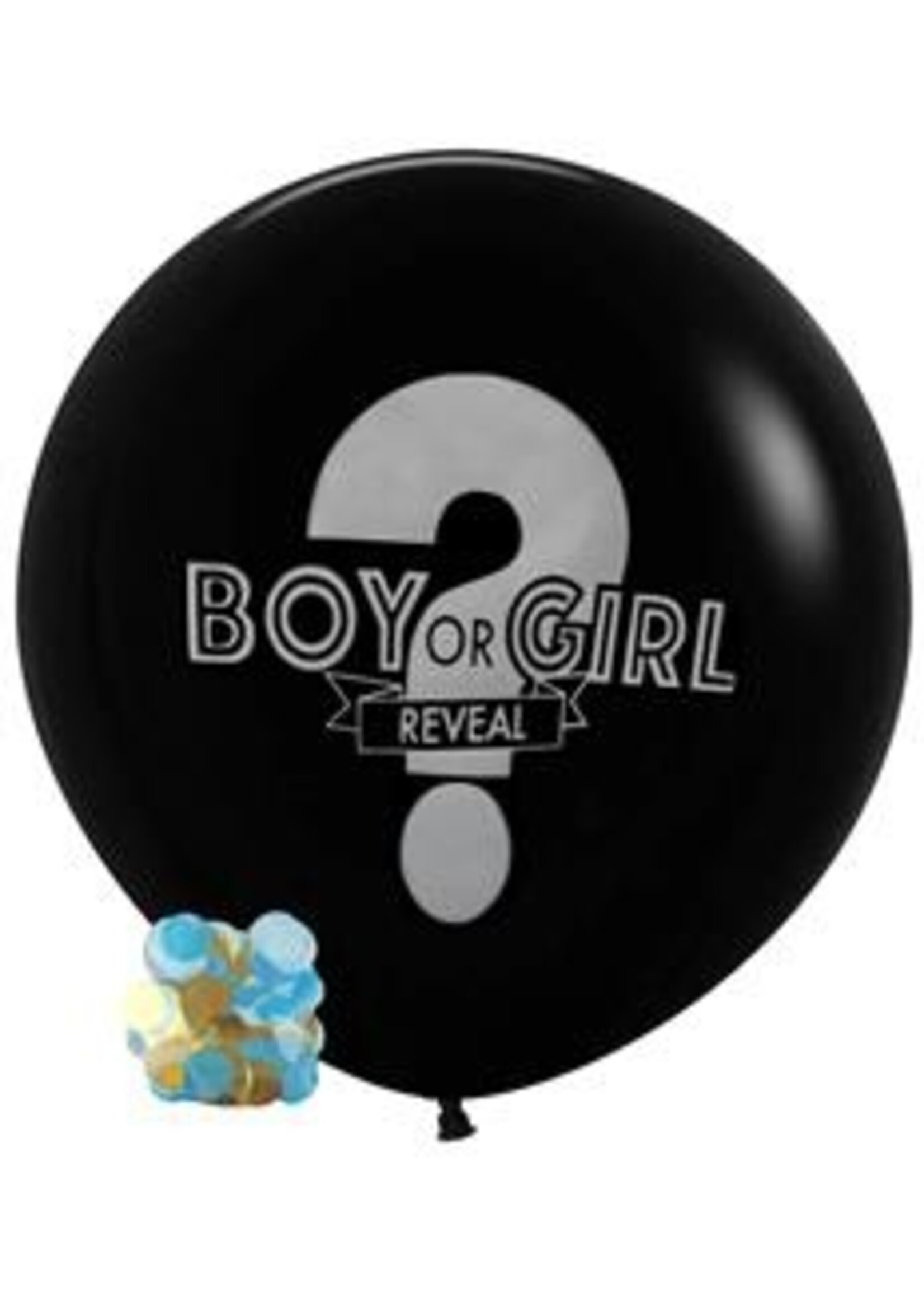 Party Planet 36" ballon Boy reveal