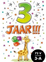 Party Planet Verjaardagskaart nr. 3