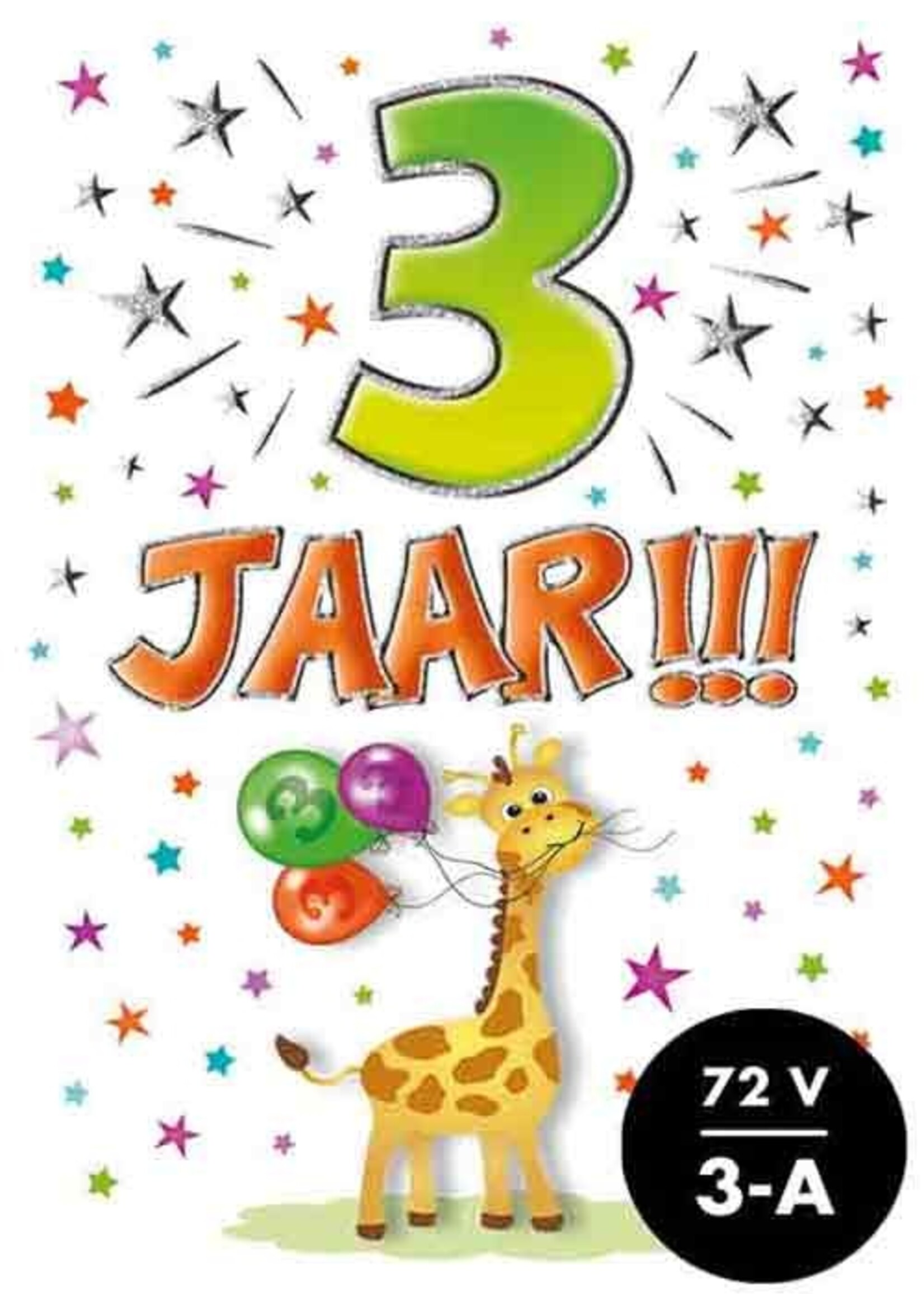 Party Planet Verjaardagskaart nr. 3