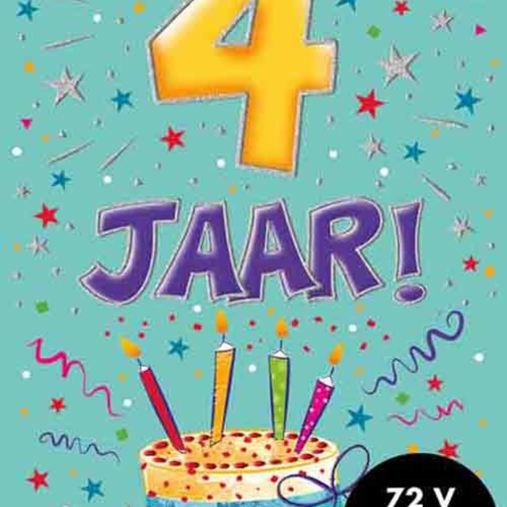 Party Planet Verjaardagskaart nr. 4