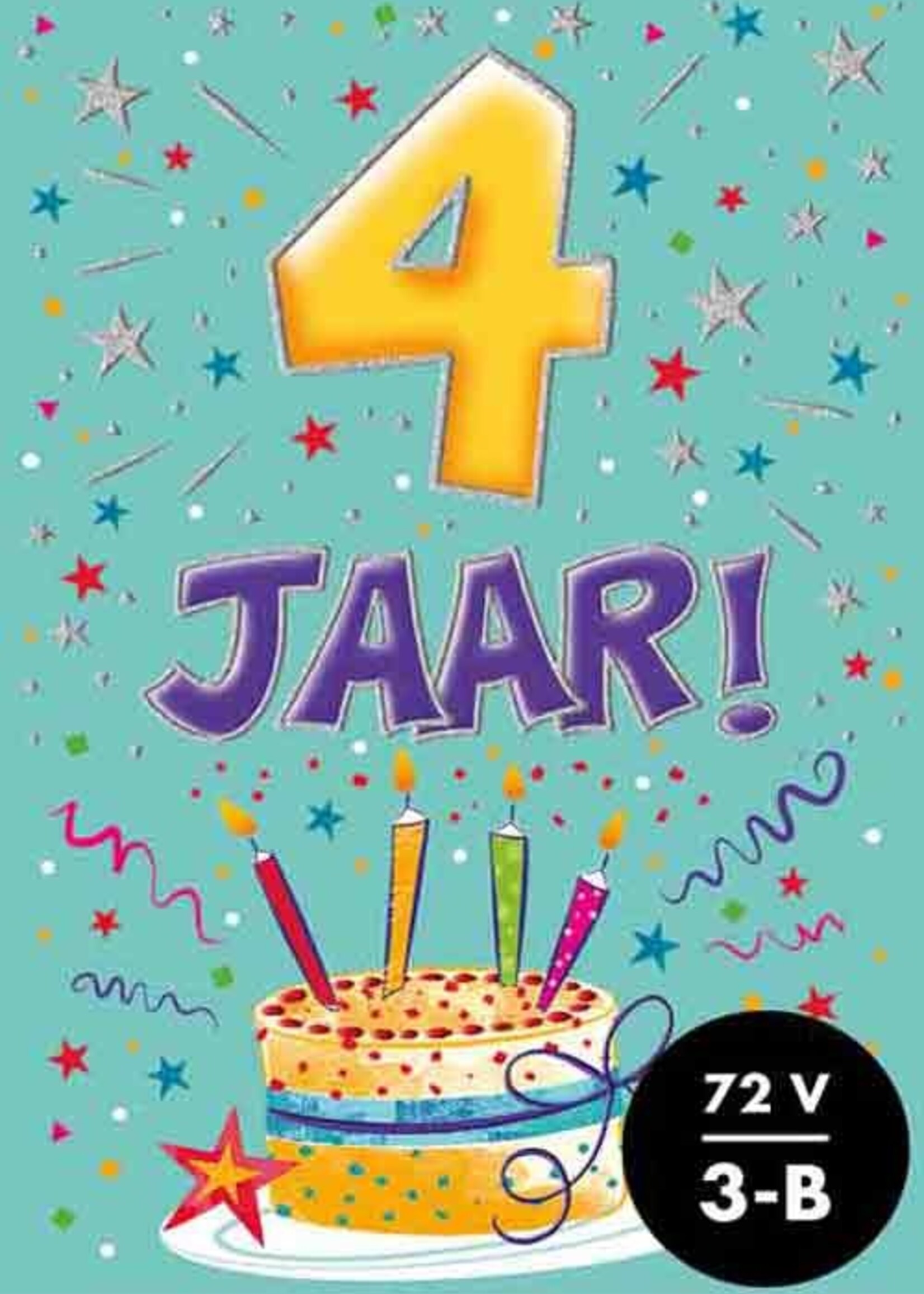 Party Planet Verjaardagskaart nr. 4