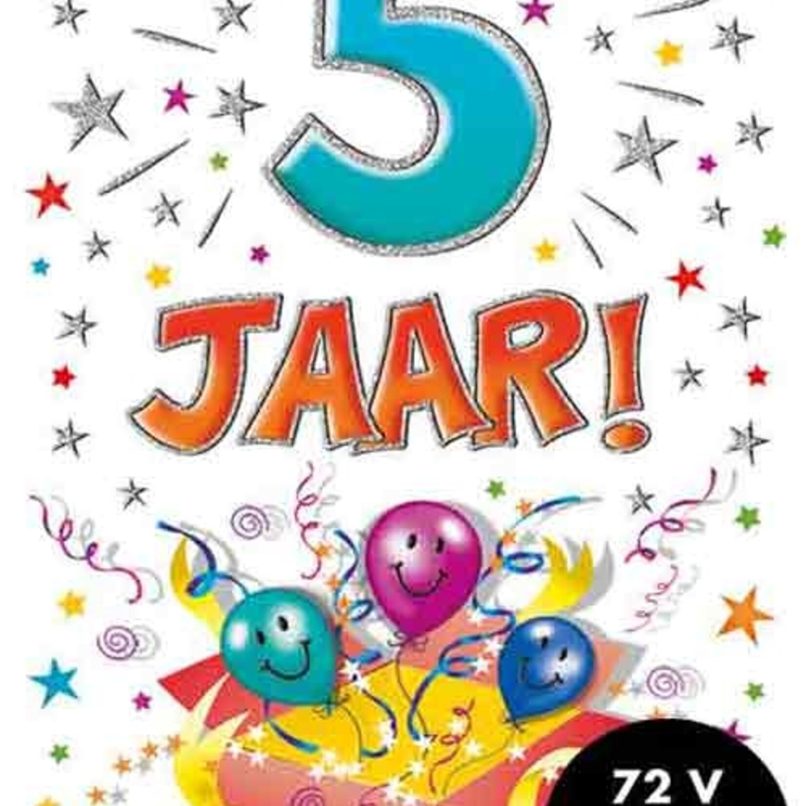 Party Planet Verjaardagskaart nr. 5