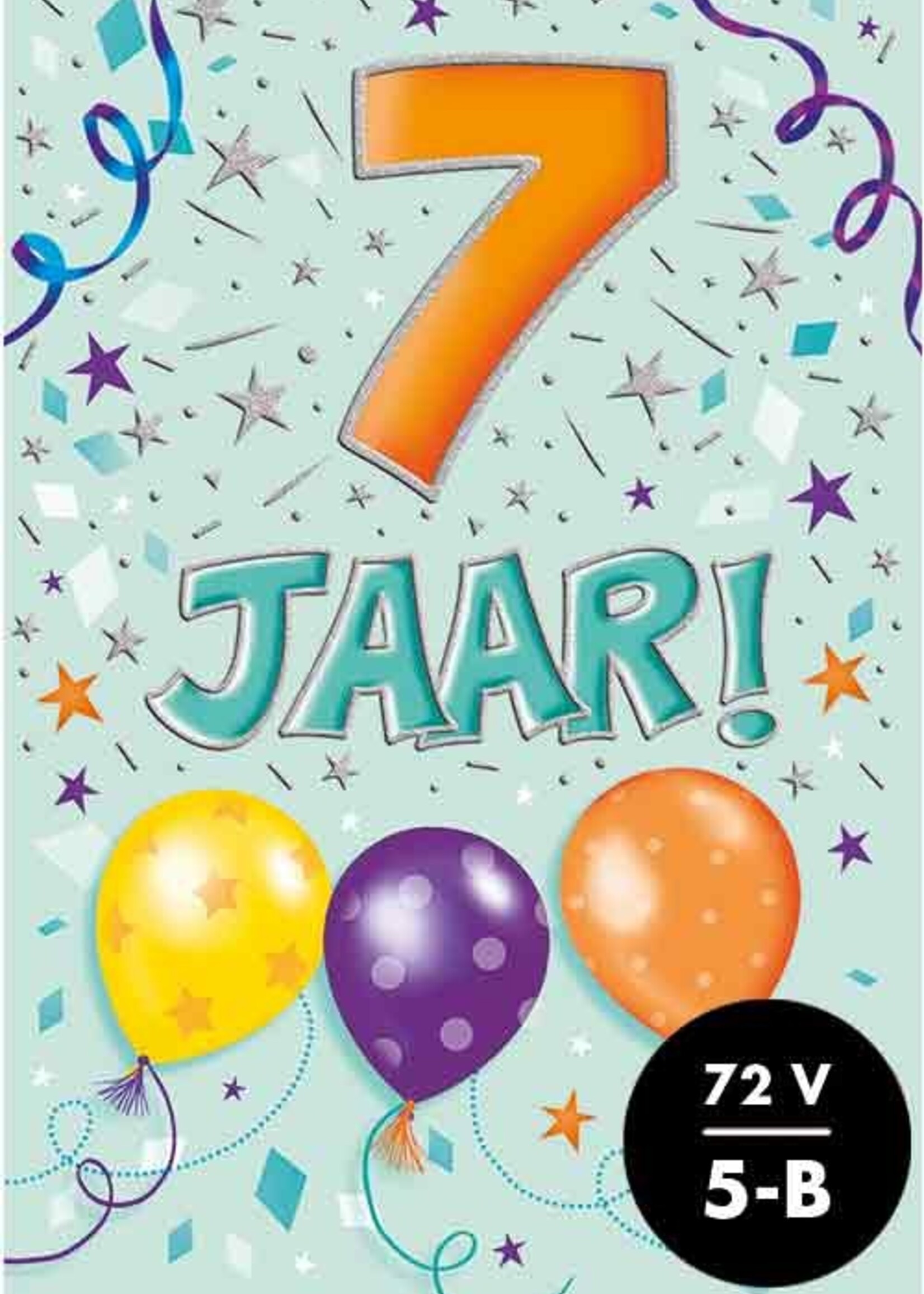 Party Planet Verjaardagskaart nr. 7