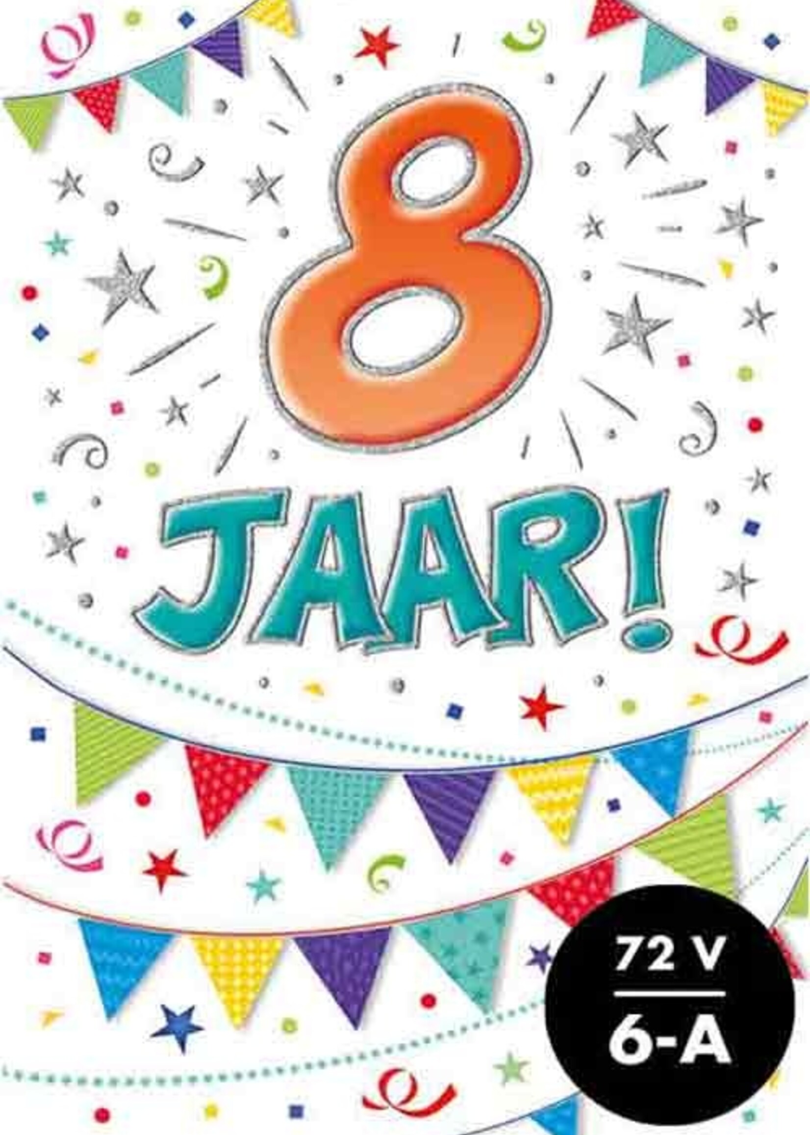 Party Planet Verjaardagskaart nr. 8
