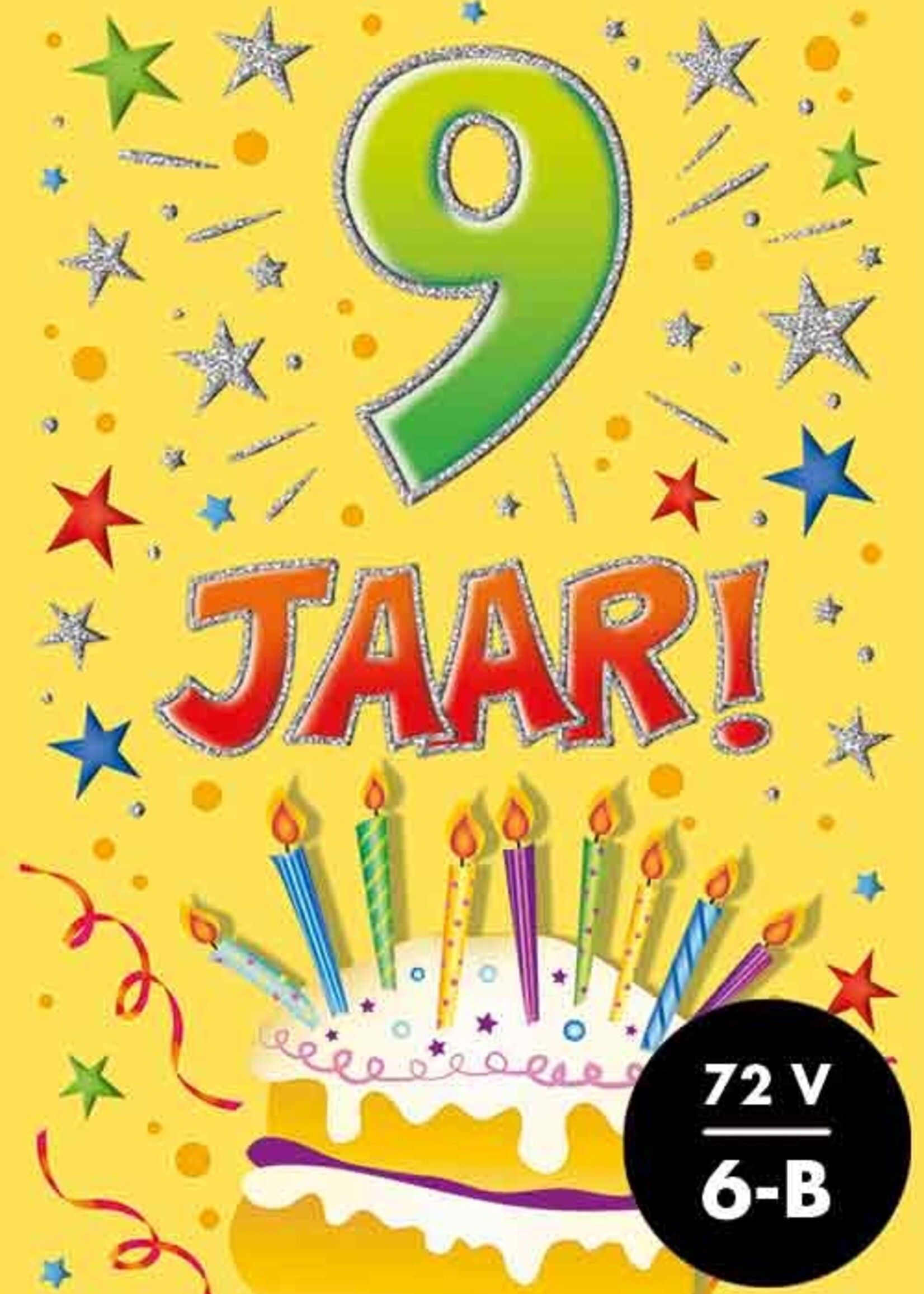 Party Planet Verjaardagskaart nr. 9