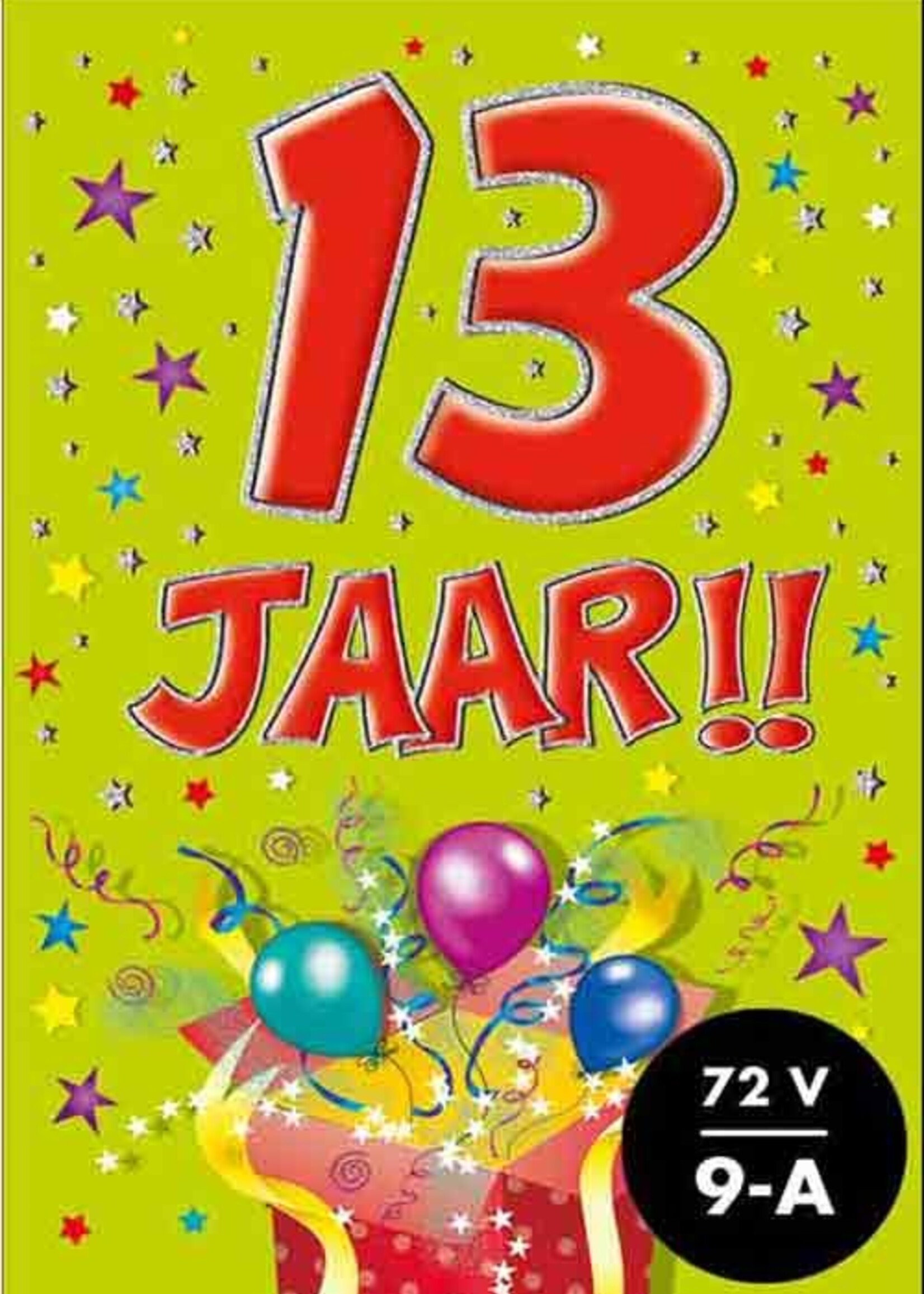 Party Planet Verjaardagskaart nr. 13