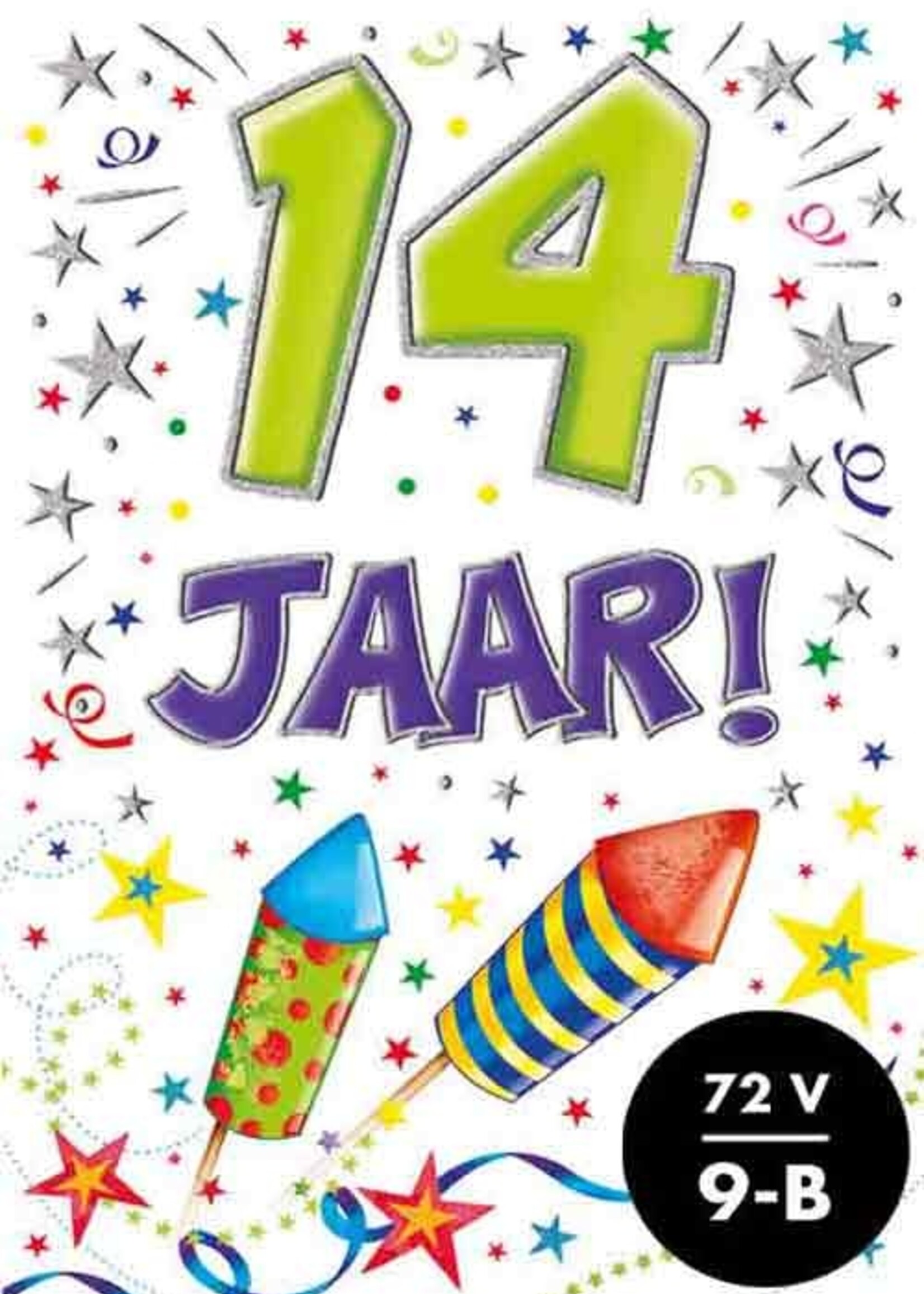 Party Planet Verjaardagskaart nr. 14