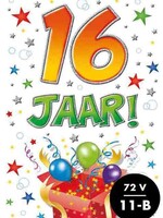 Party Planet Verjaardagskaart nr. 16