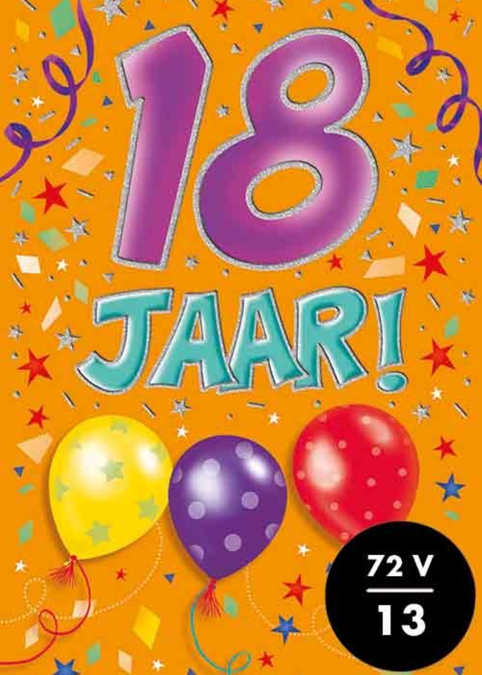 Party Planet Verjaardagskaart nr. 18